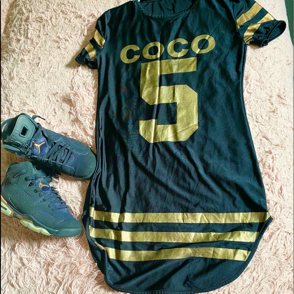 Black dress coco inspired